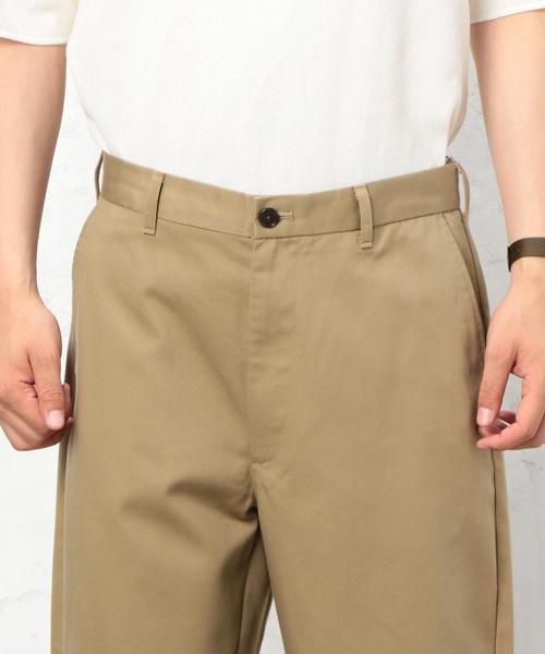 green label relaxing（グリーンレーベルリラクシング）の「ST T/C パイピング クロップド チノパンツ ◆（チノパンツ・メンズ・ネイビー/ベージュ/グレー・SMALL/MEDIUM/LARGE）」の14枚目の写真