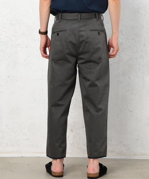 green label relaxing（グリーンレーベルリラクシング）の「ST T/C パイピング クロップド チノパンツ ◆（チノパンツ・メンズ・ネイビー/ベージュ/グレー・SMALL/MEDIUM/LARGE）」の8枚目の写真