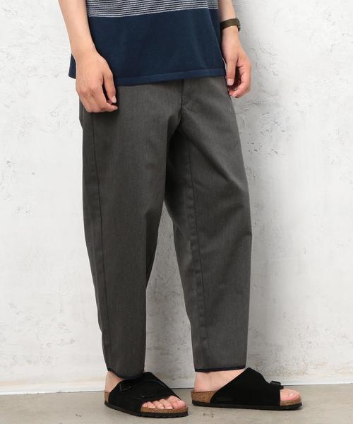 green label relaxing（グリーンレーベルリラクシング）の「ST T/C パイピング クロップド チノパンツ ◆（チノパンツ・メンズ・ネイビー/ベージュ/グレー・SMALL/MEDIUM/LARGE）」の18枚目の写真