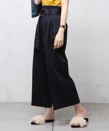 natural couture | べっ甲ベルトチノパンツ(チノパンツ)