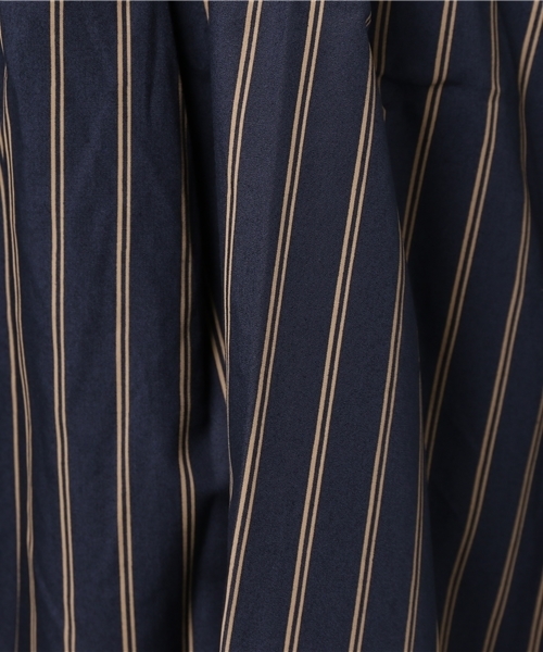 Te chichi TERRASSE（テチチテラス）の「タイプライター　ギャザーミディスカート（スカート・レディース・ブラウン/グリーン/ネイビー/プラム/ボルドー・ﾌﾘ-）」の12枚目の写真