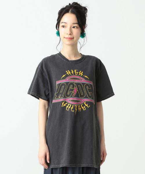 Ray BEAMS（レイビームス）の「GOOD SPEED / ACDC Higt Voltage Tシャツ（Tシャツ/カットソー・レディース・ブラック・ONE SIZE）」の13枚目の写真