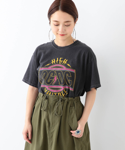 Ray BEAMS（レイビームス）の「GOOD SPEED / ACDC Higt Voltage Tシャツ（Tシャツ/カットソー・レディース・ブラック・ONE SIZE）」の21枚目の写真
