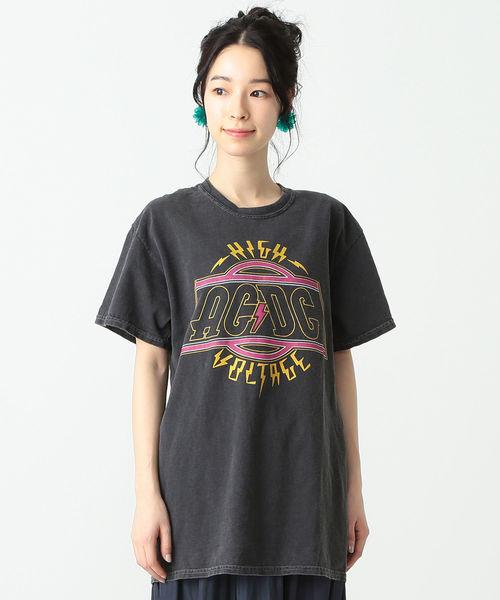 Ray BEAMS（レイビームス）の「GOOD SPEED / ACDC Higt Voltage Tシャツ（Tシャツ/カットソー・レディース・ブラック・ONE SIZE）」の7枚目の写真