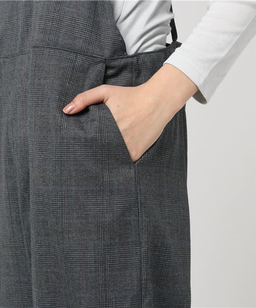 plage（プラージュ）の「グレンチェック オーバーオール◆（サロペット/オーバーオール・レディース・ブラウン/その他1・34/36/38）」の6枚目の写真