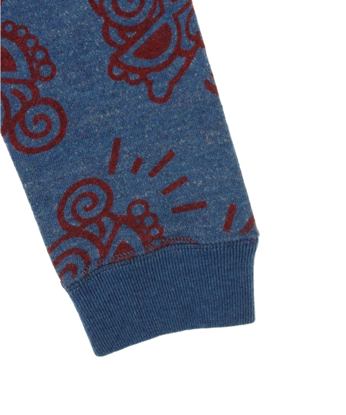 HYSTERIC MINI(ヒステリックミニ)の「Graffiti borderPop Mini Vネックカーディガン (カーディガン/ボレロ・キッズ・オフホワイト/ネイビー・130/140)」の6枚目の写真