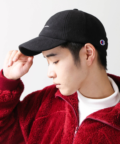 Champion（チャンピオン）の「∴WEGO/Champion別注フリースキャップ（キャップ・メンズ・ブラック/ピンク/ブルー・FREE）」の8枚目の写真