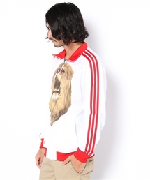 adidas ライオンプリント ジャージ 極美品】初期型 adidas オランダ オレンジ ジャージ ライオン
