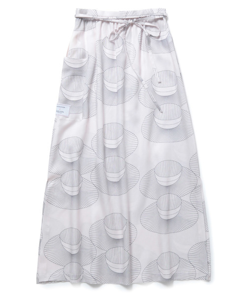 SALON adam et rope'（サロン アダム エ ロペ）の「【MAISON DU BON】カップ＆ソーサープリントロングスカート（スカート・レディース・オフホワイト・F）」の9枚目の写真