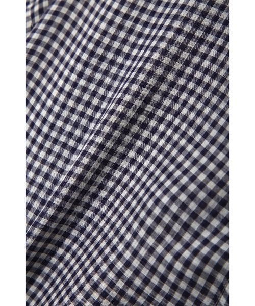 22 OCTOBRE（ヴァンドゥ－オクトーブル）の「◆リバーシブルギンガムシャツ（シャツ/ブラウス・レディース・ブラック/ネイビー・38）」の11枚目の写真