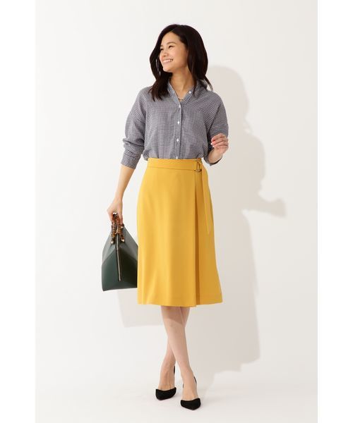 22 OCTOBRE（ヴァンドゥ－オクトーブル）の「◆リバーシブルギンガムシャツ（シャツ/ブラウス・レディース・ブラック/ネイビー・38）」の12枚目の写真