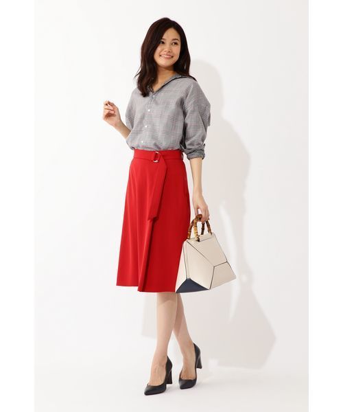 22 OCTOBRE（ヴァンドゥ－オクトーブル）の「◆リバーシブルギンガムシャツ（シャツ/ブラウス・レディース・ブラック/ネイビー・38）」の17枚目の写真