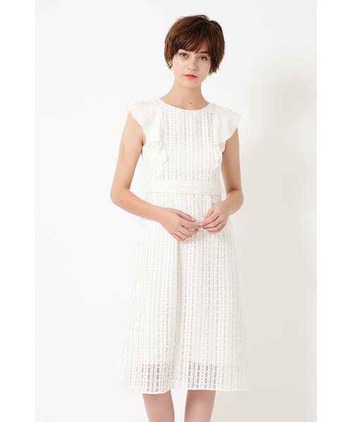 JILL STUART（ジルスチュアート）の「アラムレースラッフルスリーブ 