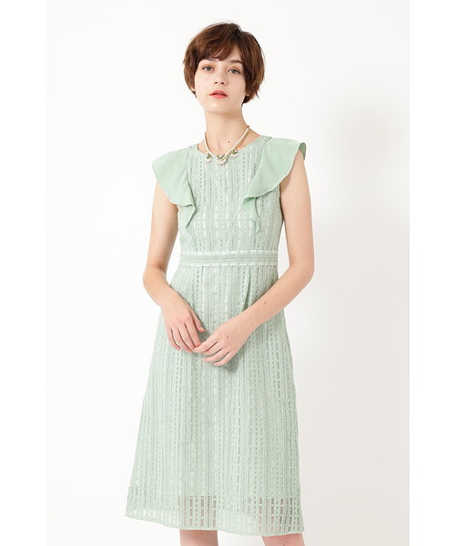 JILL STUART（ジルスチュアート）の「アラムレースラッフルスリーブ 