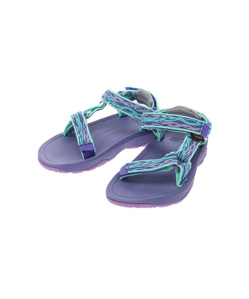 Teva（テバ）の「キッズテバハリケーンXLT2（サンダル・キッズ・ブラック/パープル・19cm/20cm）」の3枚目の写真