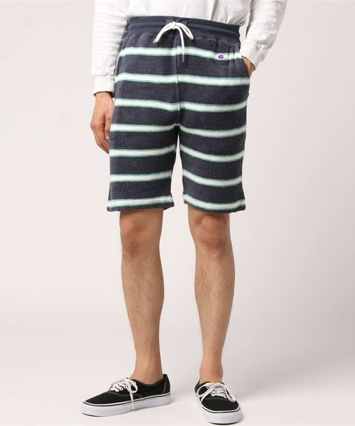 Champion(チャンピオン)の「【Champion/チャンピオン】メンズ キャンパス ショートパンツ(その他パンツ・メンズ・ベージュ/ホワイト/ブルー系その他2/ブルー系その他・LARGE/MEDIUM)」の3枚目の写真