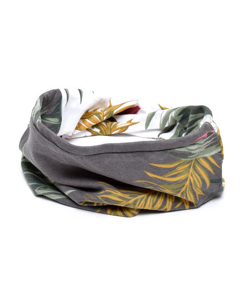 OLD BETTY'S（オールドベティーズ）の「Neck Warmer Hair Band(Leaf Pattern)/リーフ 柄 ネック ウォーマー ヘア バンド（ヘアバンド・レディース・その他・FREE）」の4枚目の写真