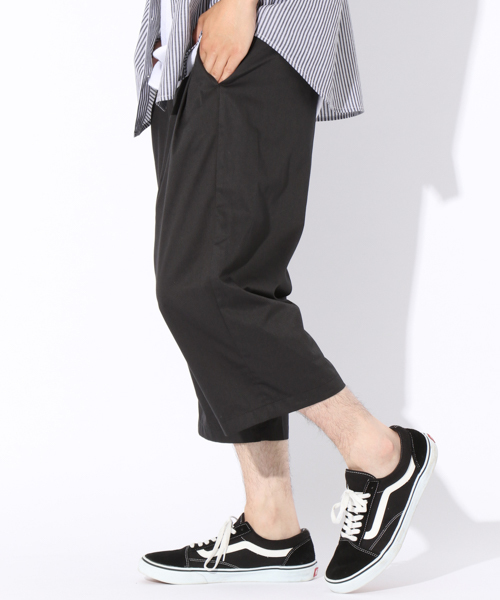 kutir（クティール）の「Cropped wide PANTS / ワイドクロップドパンツ　ガウチョパンツ（その他パンツ・メンズ・ブラック/グレー/グレー系その他・SMALL/MEDIUM/LARGE）」の4枚目の写真
