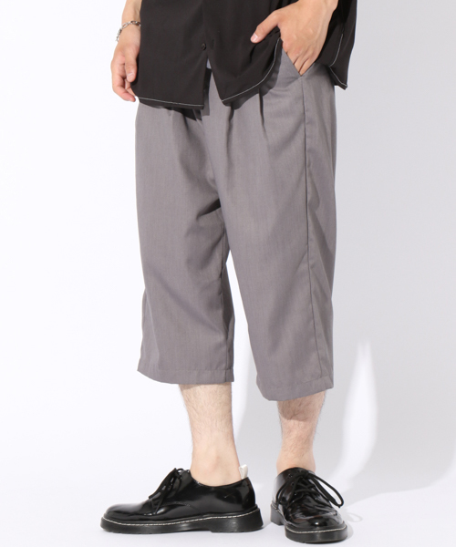 kutir（クティール）の「Cropped wide PANTS / ワイドクロップドパンツ　ガウチョパンツ（その他パンツ・メンズ・ブラック/グレー/グレー系その他・SMALL/MEDIUM/LARGE）」の7枚目の写真