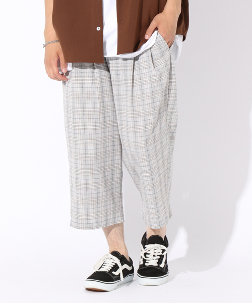 kutir（クティール）の「Cropped wide PANTS / ワイドクロップドパンツ　ガウチョパンツ（その他パンツ・メンズ・ブラック/グレー/グレー系その他・SMALL/MEDIUM/LARGE）」の21枚目の写真
