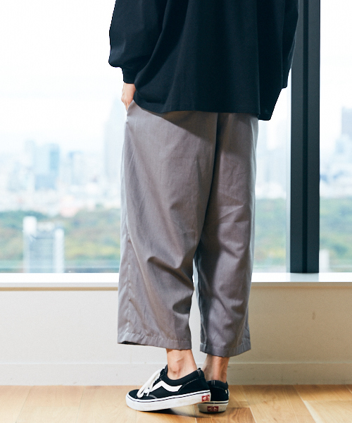 kutir（クティール）の「Cropped wide PANTS / ワイドクロップドパンツ　ガウチョパンツ（その他パンツ・メンズ・ブラック/グレー/グレー系その他・SMALL/MEDIUM/LARGE）」の9枚目の写真