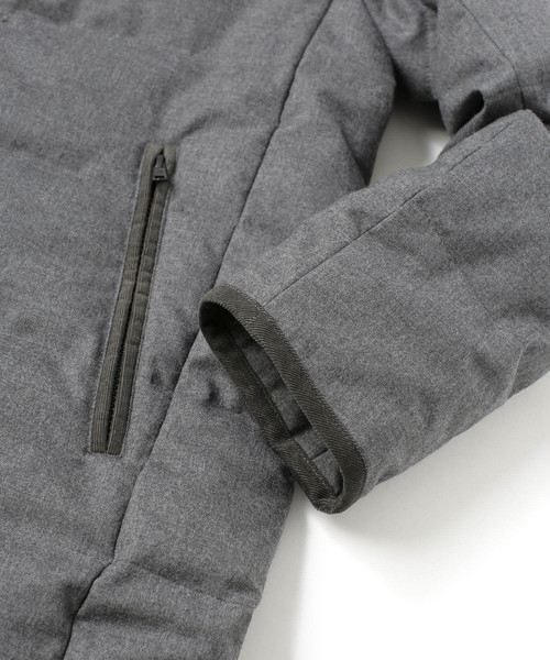 NANO universe（ナノユニバース）の「西川ダウン　ウールシングルコート（ダウンジャケット/コート・メンズ・ブラック/ネイビー/グレー/その他1/その他2・SMALL/MEDIUM/LARGE/X-LARGE）」の12枚目の写真