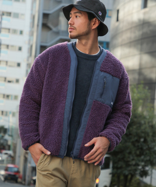 BAYFLOW（ベイフロー）の「ボアナイロンリバーシブルブルゾン