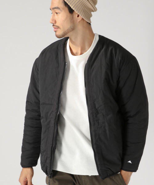 BAYFLOW（ベイフロー）の「ボアナイロンリバーシブルブルゾン 18AW（ブルゾン・メンズ・ブラック/カーキ/パープル・SMALL/MEDIUM/LARGE）」の9枚目の写真