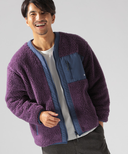 BAYFLOW（ベイフロー）の「ボアナイロンリバーシブルブルゾン 18AW（ブルゾン・メンズ・ブラック/カーキ/パープル・SMALL/MEDIUM/LARGE）」の10枚目の写真