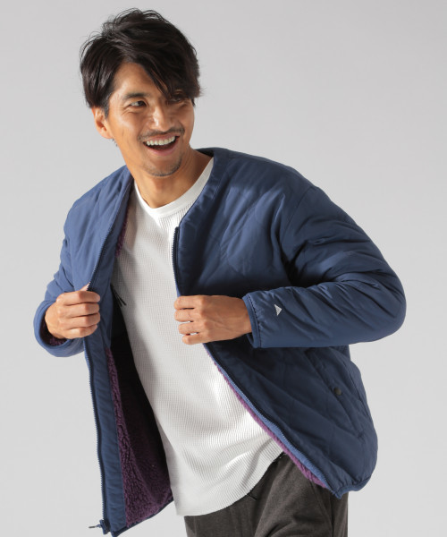BAYFLOW（ベイフロー）の「ボアナイロンリバーシブルブルゾン 18AW（ブルゾン・メンズ・ブラック/カーキ/パープル・SMALL/MEDIUM/LARGE）」の11枚目の写真