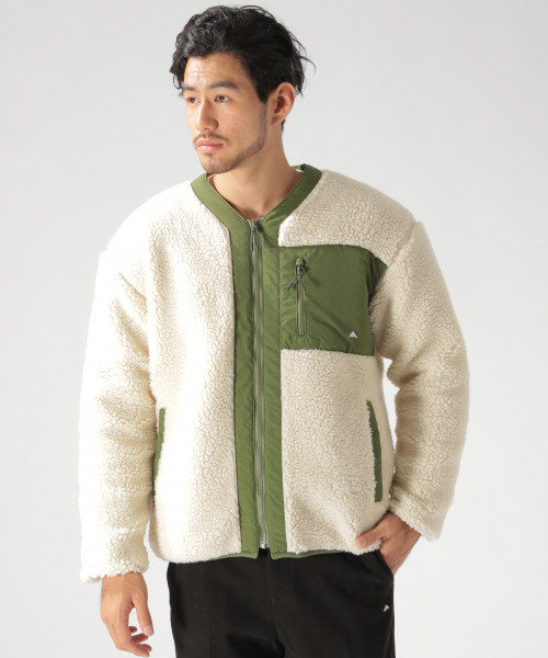 BAYFLOW（ベイフロー）の「ボアナイロンリバーシブルブルゾン 18AW（ブルゾン・メンズ・ブラック/カーキ/パープル・SMALL/MEDIUM/LARGE）」の12枚目の写真