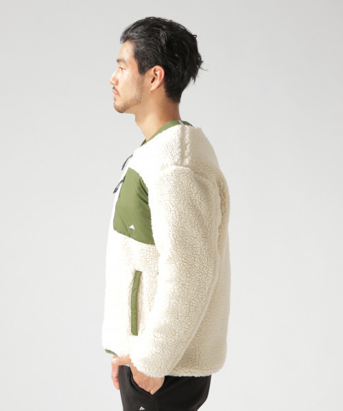 BAYFLOW（ベイフロー）の「ボアナイロンリバーシブルブルゾン 18AW（ブルゾン・メンズ・ブラック/カーキ/パープル・SMALL/MEDIUM/LARGE）」の13枚目の写真