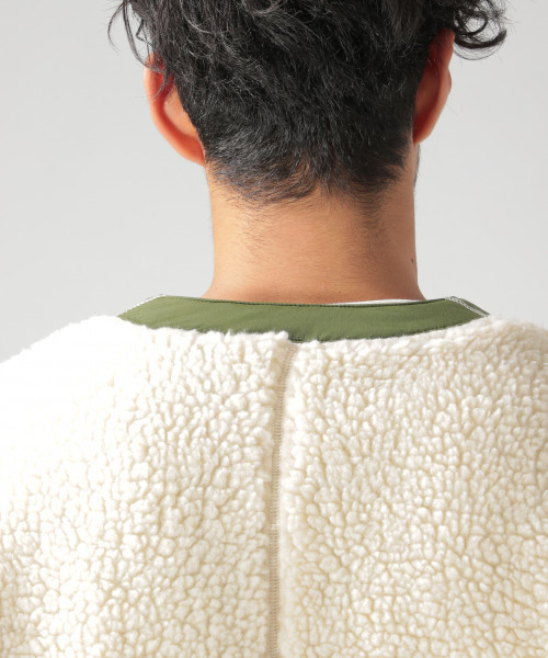 BAYFLOW（ベイフロー）の「ボアナイロンリバーシブルブルゾン 18AW（ブルゾン・メンズ・ブラック/カーキ/パープル・SMALL/MEDIUM/LARGE）」の15枚目の写真