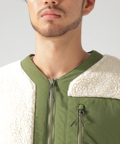 BAYFLOW（ベイフロー）の「ボアナイロンリバーシブルブルゾン 18AW（ブルゾン・メンズ・ブラック/カーキ/パープル・SMALL/MEDIUM/LARGE）」の17枚目の写真