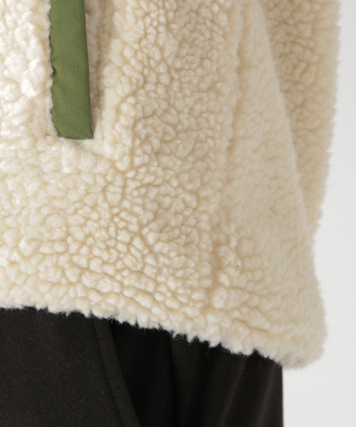 BAYFLOW（ベイフロー）の「ボアナイロンリバーシブルブルゾン 18AW（ブルゾン・メンズ・ブラック/カーキ/パープル・SMALL/MEDIUM/LARGE）」の20枚目の写真