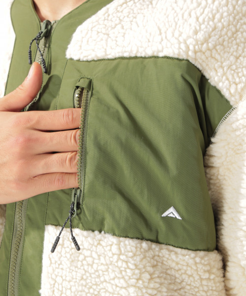 BAYFLOW（ベイフロー）の「ボアナイロンリバーシブルブルゾン 18AW（ブルゾン・メンズ・ブラック/カーキ/パープル・SMALL/MEDIUM/LARGE）」の21枚目の写真