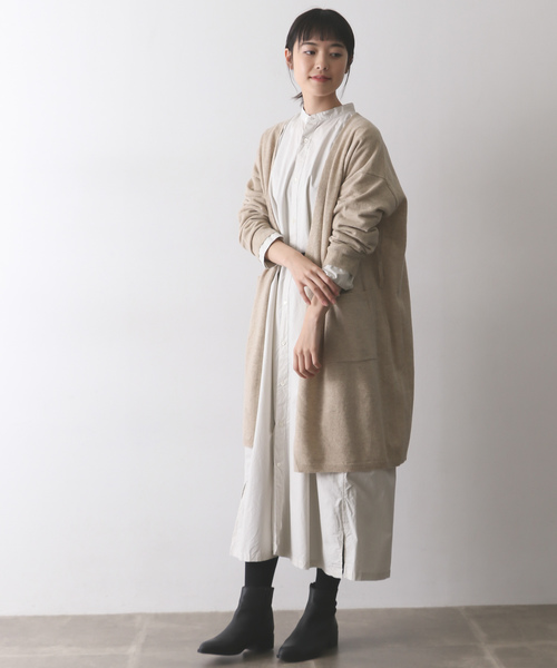nao◡̈veritecoeur | ウールカシミヤロングカーディガン かぐれ（カグレ）の「ウールカシミヤロングカーディガン（カーディガン