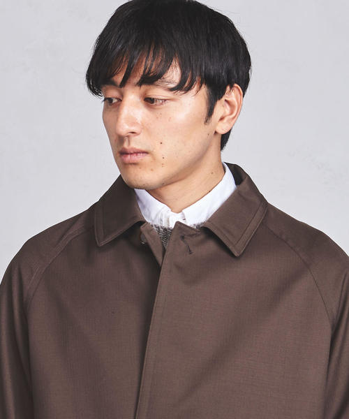 AURALEE(オーラリー)の「<AURALEE(オーラリー)>W/SOUTIEN COAT(ステンカラーコート・メンズ・ダークブラウン・3/4)」の6枚目の写真