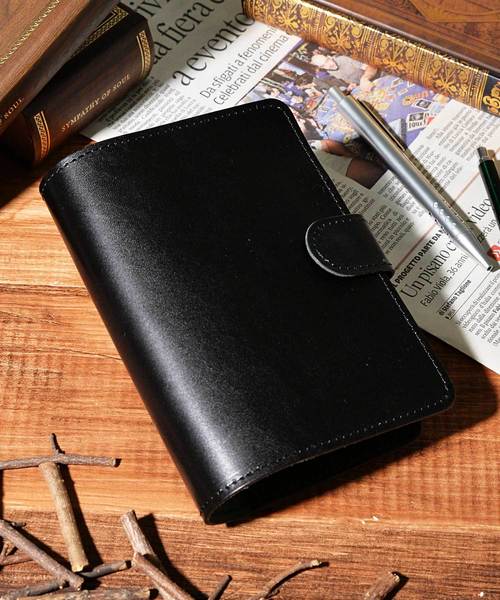 Add+（アッド）の「＜Add+ TOCHIGI LEATHER＞本革 文庫サイズ A6 レザーブックカバー 手帳 栃木レザー＜MADE IN ...