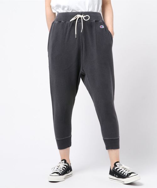 Champion(チャンピオン)の「【Champion/チャンピオン】レディース リバースウィーブ スウェットロングパンツ(スウェットパンツ・レディース・ダークグレー/ブラック系その他・MEDIUM/LARGE)」の2枚目の写真