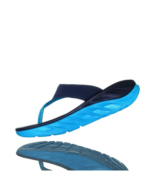 HOKA（ホカ）の「ホカ HOKA ORA RECOVERY FLIP 1099676（サンダル・レディース・ネイビー・23.0cm/24.0cm/25.0cm）」の2枚目の写真