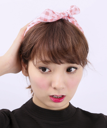 WEGO | WEGO/ギンガムターバン(ヘアバンド)