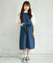 PairPair | デニムエプロンジャンスカ(ワンピース)