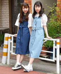PairPair | デニムエプロンジャンスカ(ワンピース)