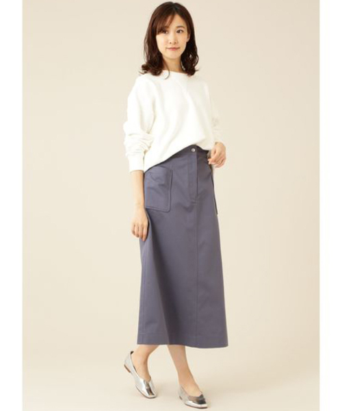 NATURAL BEAUTY BASIC（ナチュラルビューティーベーシック）の「Champion Reverse weave スウェット（スウェット・レディース・オフホワイト/ラベンダー・MEDIUM）」の5枚目の写真