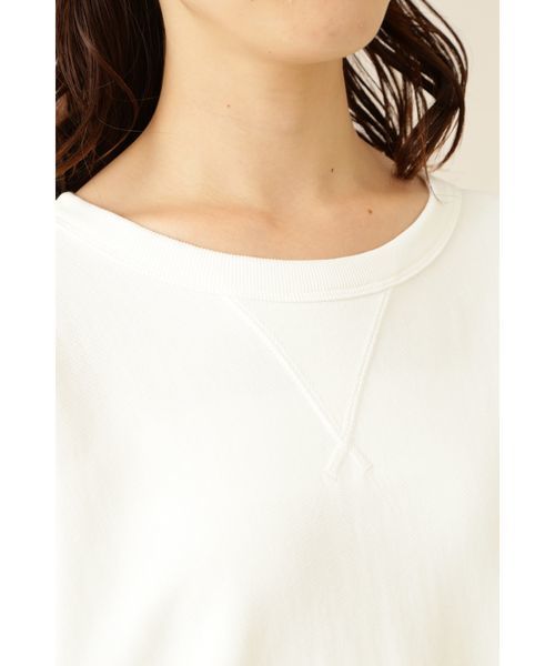 NATURAL BEAUTY BASIC（ナチュラルビューティーベーシック）の「Champion Reverse weave スウェット（スウェット・レディース・オフホワイト/ラベンダー・MEDIUM）」の13枚目の写真