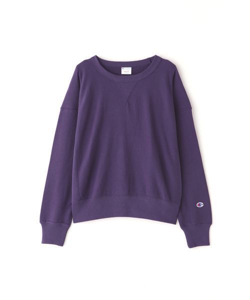 NATURAL BEAUTY BASIC（ナチュラルビューティーベーシック）の「Champion Reverse weave スウェット（スウェット・レディース・オフホワイト/ラベンダー・MEDIUM）」の11枚目の写真