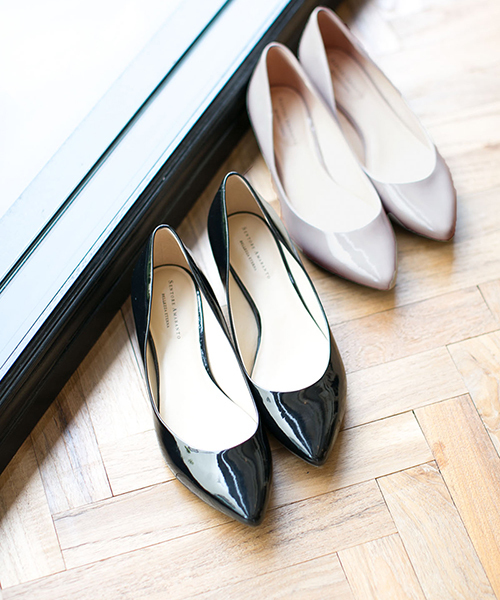 NANO universe（ナノユニバース）の「ローウェッジラバーソールパンプス（パンプス・レディース・ブラック/ベージュ・38/36/37/35）」の4枚目の写真