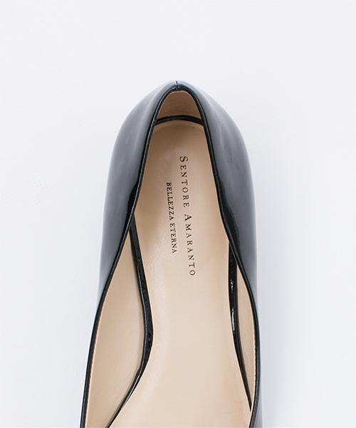 NANO universe（ナノユニバース）の「ローウェッジラバーソールパンプス（パンプス・レディース・ブラック/ベージュ・38/36/37/35）」の3枚目の写真