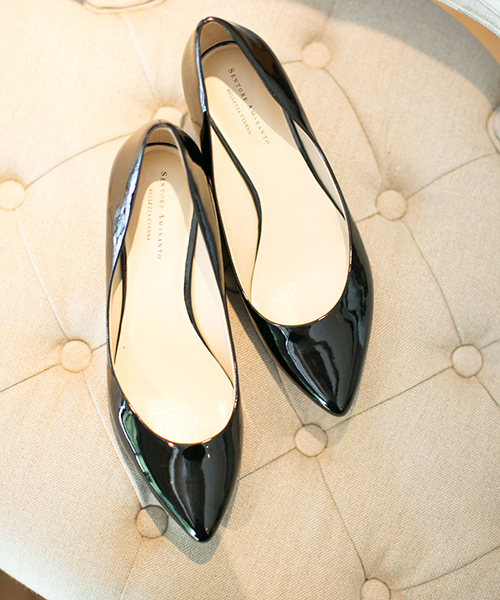 NANO universe（ナノユニバース）の「ローウェッジラバーソールパンプス（パンプス・レディース・ブラック/ベージュ・38/36/37/35）」の6枚目の写真
